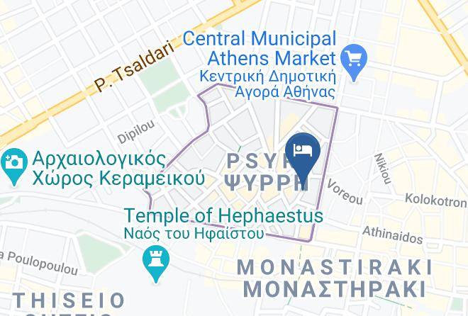 Central Athens - Athensotel Com Maps