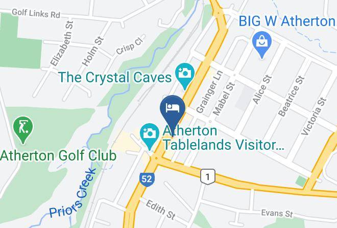 Tablelands - Atherton Hotel Maps