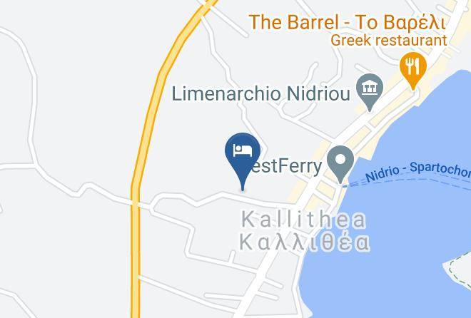Levkas - Athina Studios Maps