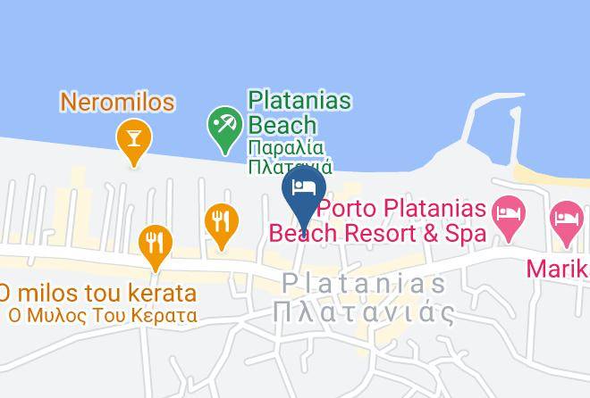 Khania - Athina Suites Platanias Maps