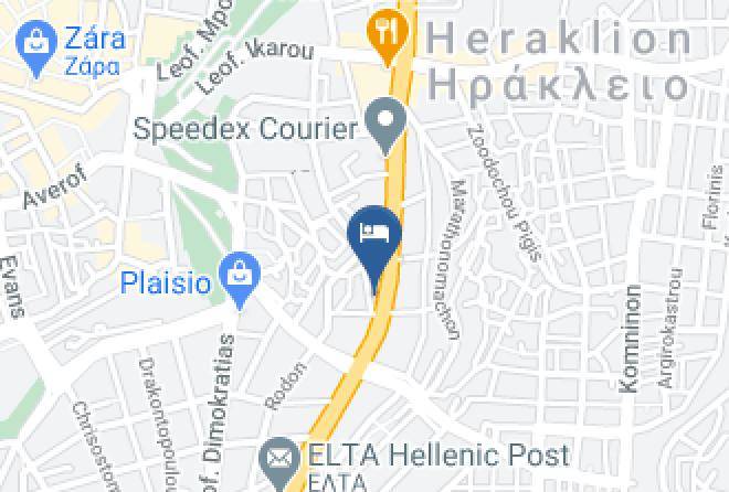 Iraklion - Athinaikon Hotel Maps
