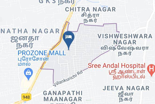 Coimbatore - Athithi Inn Hotel Maps