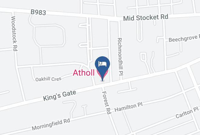 Aberdeen City - Atholl Hotel Maps