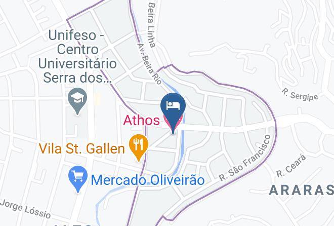 Teresopolis - Athos Hotel Maps