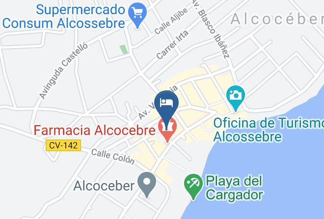 Atico Alcocebre Playa Del Cargador Map