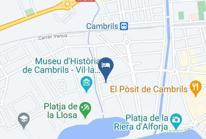 Tarragona - Atico Cambrils Park Con Parking Privado 114a Maps