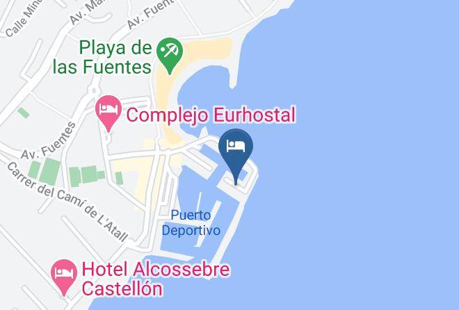 Castellon - Atico En El Corazon Del Poblado Marinero D'alcossebre Maps