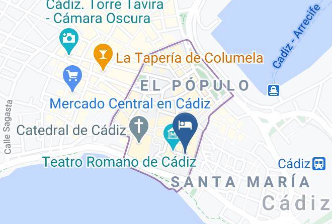 Cadiz - Atico Oasis Catedral Maps