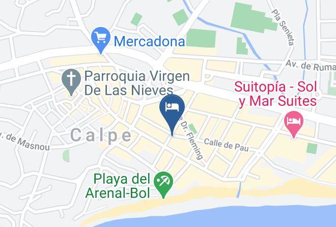 Alicante - Atico Pondarosa Costa Carpediem Maps