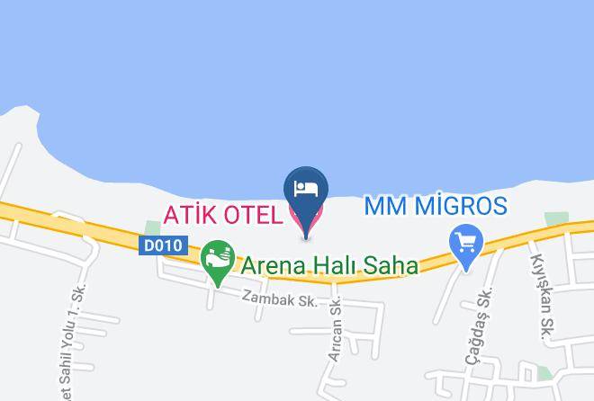 Unye - Atik Otel Maps