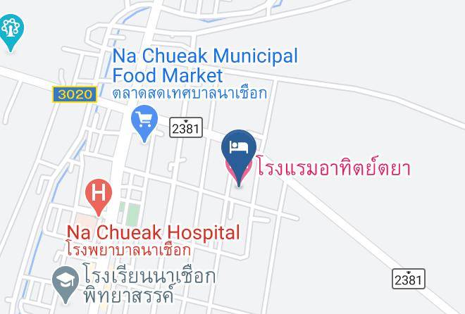 Amphoe Na Chueak - Atitaya Hotel Maps