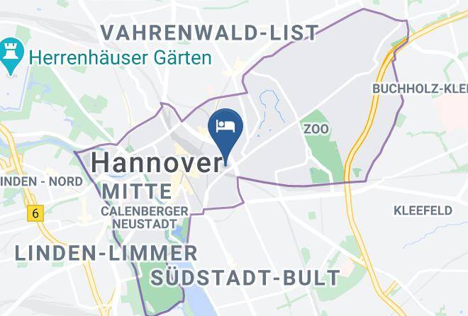 Stadt Hannover - Centro Hotel Atlanta Maps