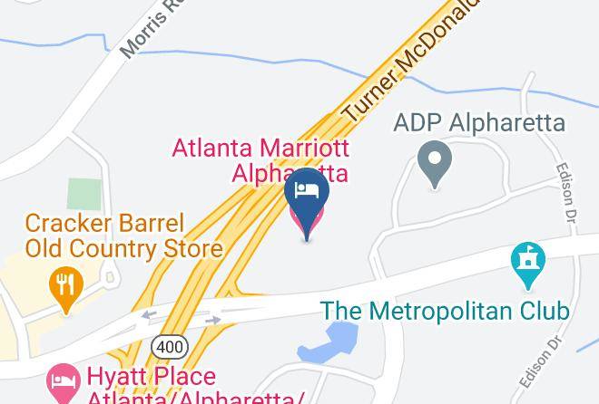Fulton - Atlanta Marriott Alpharetta Maps