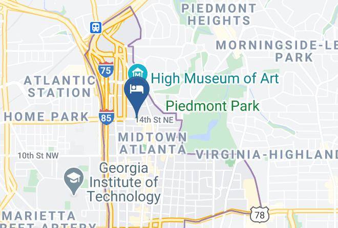 Fulton - Ac Hotel By Marriott Atlanta Midtown Maps