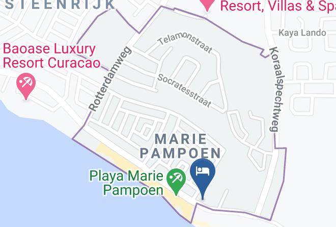 Willemstad - Atlanta Seaview Hotel In Curacao Maps
