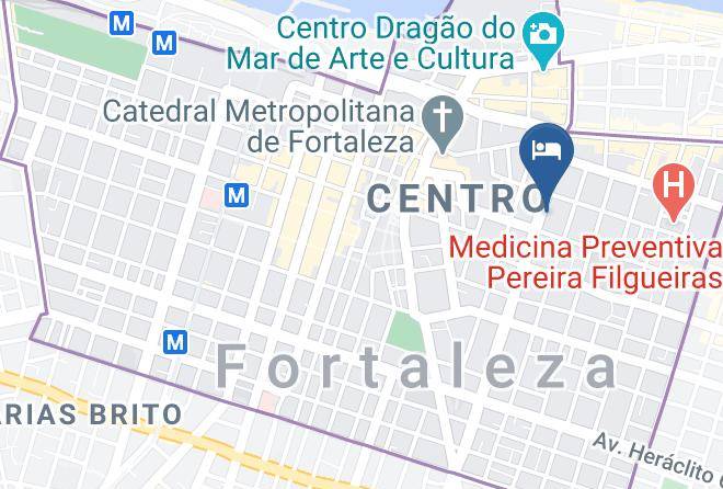 Fortaleza - Hotel Brisa Do Atlantico Maps