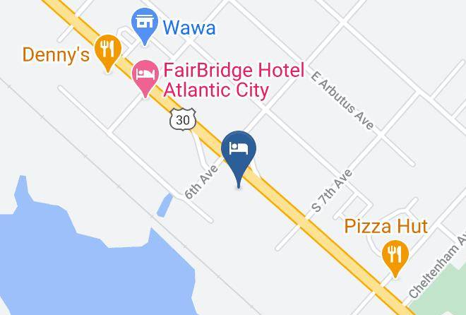 Atlantic - Atlantic City Americas Best Hotel Maps
