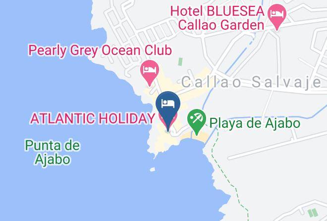 Santa Cruz De Tenerife - Atlantic Holiday Hotel Maps