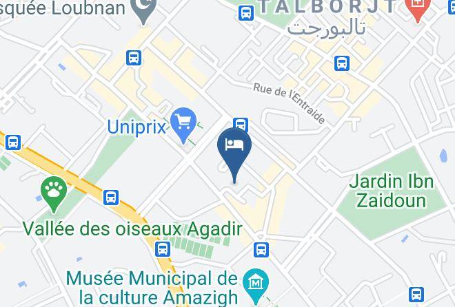 Agadir - Atlantic Hotel Agadir 4 Etoiles Maps