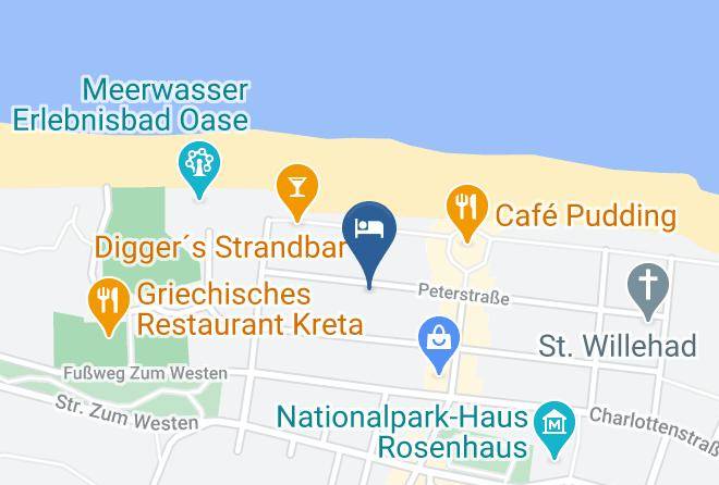 Friesland - Atlantic Hotel Garni Albrecht Maps