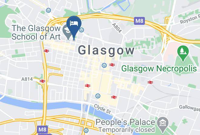 Glasgow City - Atlantic Hotel Maps