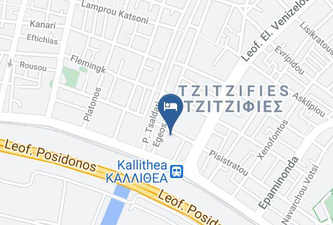 South Athens - Atlantic Hotel Maps