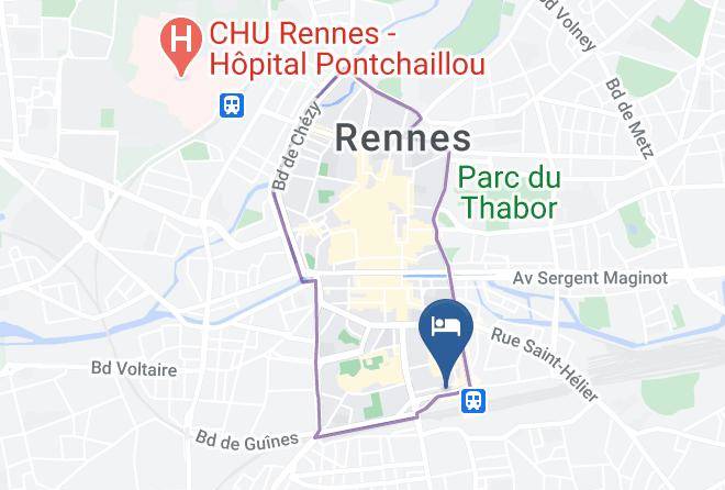 Ille Et Vilaine - Atlantic Hotel Rennes Centre Gare Maps