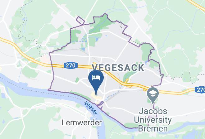 Stadt Bremen - Atlantic Hotel Vegesack Maps