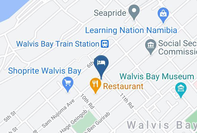 Walvisbay Urban - Atlantic Hotel Maps