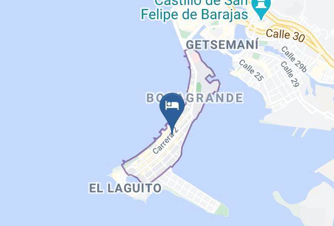 Cartagena De Indias - Atlantic Lux Hotel Maps