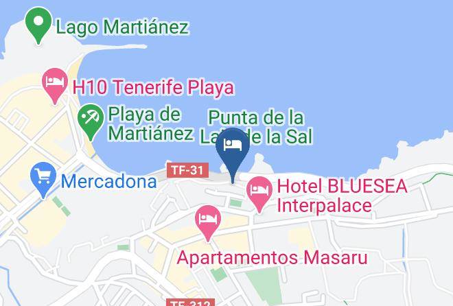 Santa Cruz De Tenerife - Atlantic Mirage Suites & Spa Maps