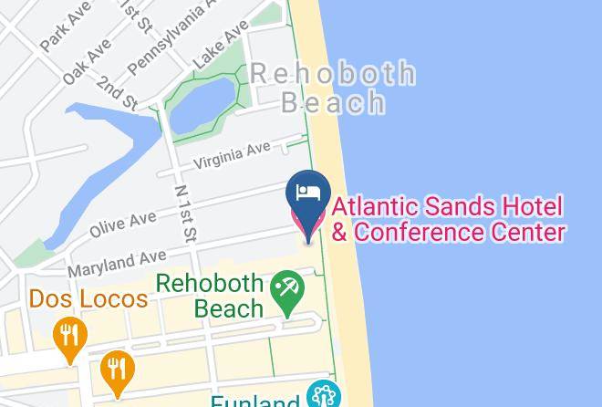 Sussex - Atlantic Sands Hotel & Conference Center Maps