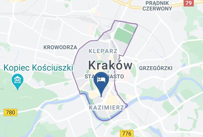 Cracow - Atlantic Squash Fitness Gym Hotel Maps
