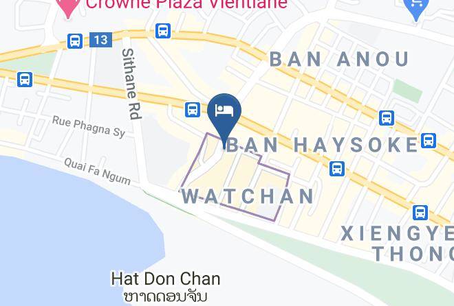 Vientiane - Atlantic Vientiane Hotel Maps