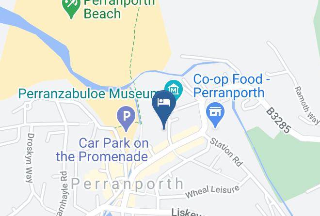 Atlantic View Hotel Cornwall Map