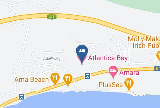 Cyprus - Atlantica Bay Hotel Maps