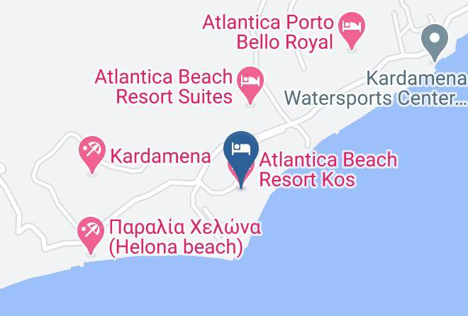 Kos - Atlantica Beach Resort Kos Maps