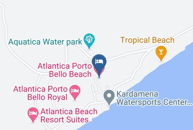Kos - Atlantica Porto Bello Beach Maps