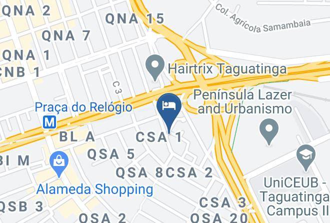 Brasilia - Atlantico Hotel Maps