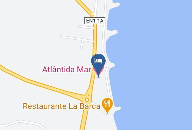 Praia Da Vitoria - Atlantida Mar Hotel Maps