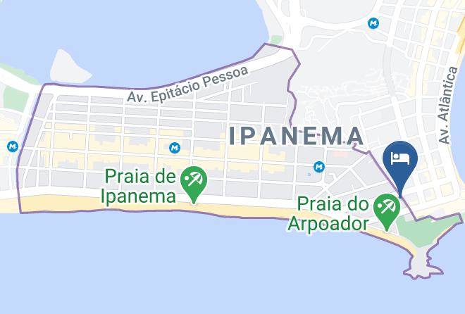 Rio De Janeiro Acabana - Atlantis Copacabana Hotel Maps