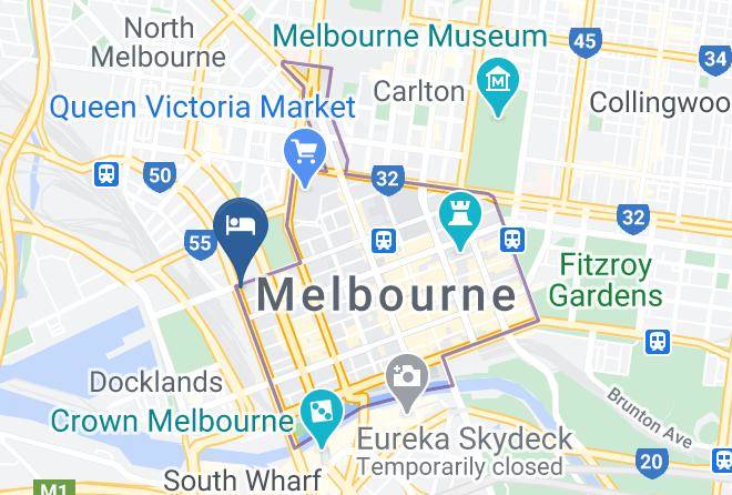 Melbourne - Atlantis Hotel Maps
