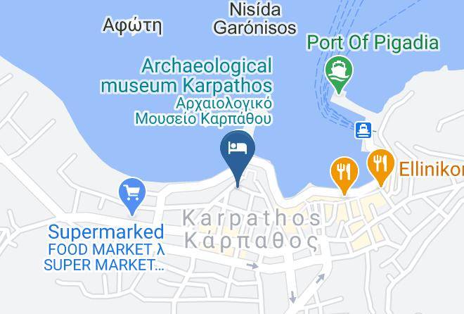 Karpathos - Atlantis Hotel Maps