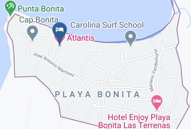 Las Terrenas - Atlantis Hotel Maps