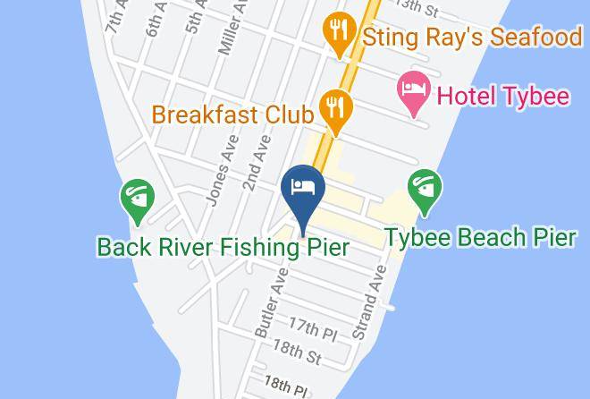 Chatham - Atlantis Inn Tybee Island Georgia Maps