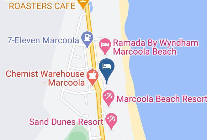 Sunshine Coast - Atlantis Marcoola Beachfront Resort Maps