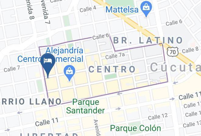 Cucuta - Atlantis Plaza Hotel Maps