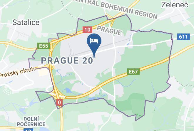 Prague - Atlas Hotel Garni Maps