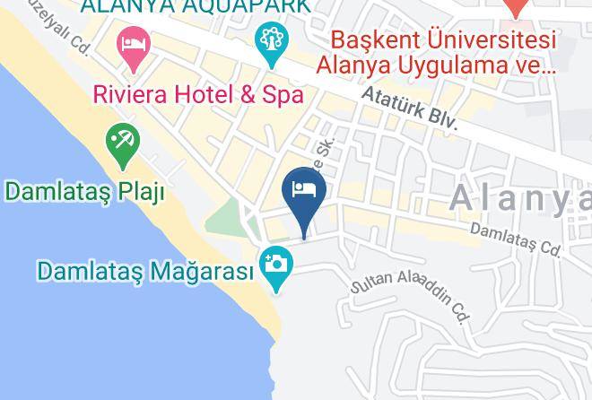 Alanya - Kleopatra Atlas Hotel Adult Only +16 Maps