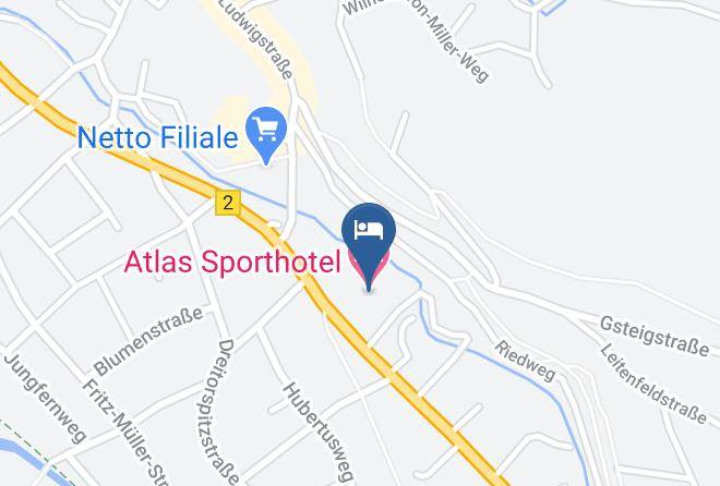 Garmisch Partenkirchen - Atlas Sporthotel Maps